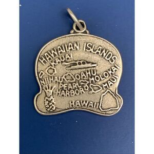 Hawaiian Islands Sterling Silver Jewelry Charm #luau #travel #islands